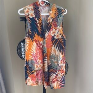 Tropical Sleeveless Top